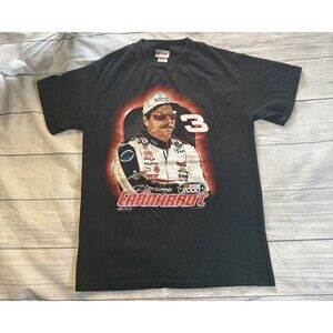 Vtg 2000 Dale Earnhardt NASCAR T-Shirt Chase Authentics VF Knitwear Black Large